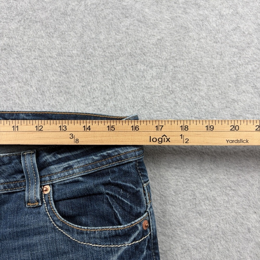 Vintage American Eagle Jeans Womens 8 Blue Artist Bootcut Low Rise Stretch Y2K - Picture 6 of 9